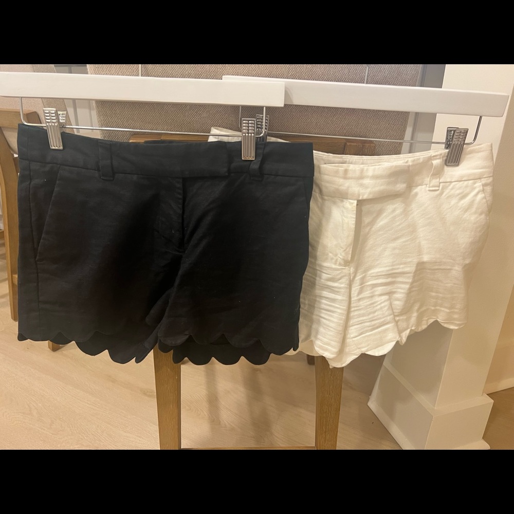 J. Crew Scalloped shorts